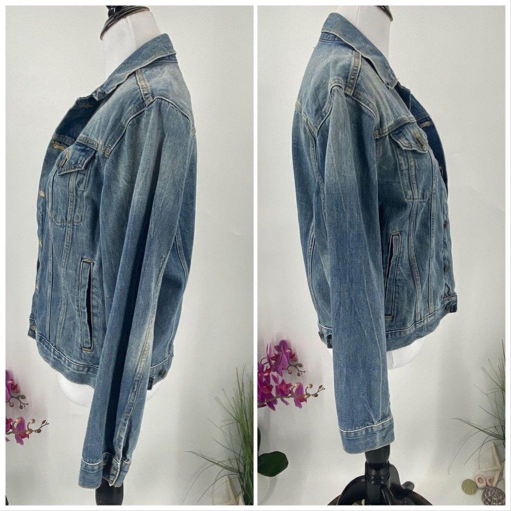 Gap Jean Jacket Pre Loved Y2K ECU Small Womens